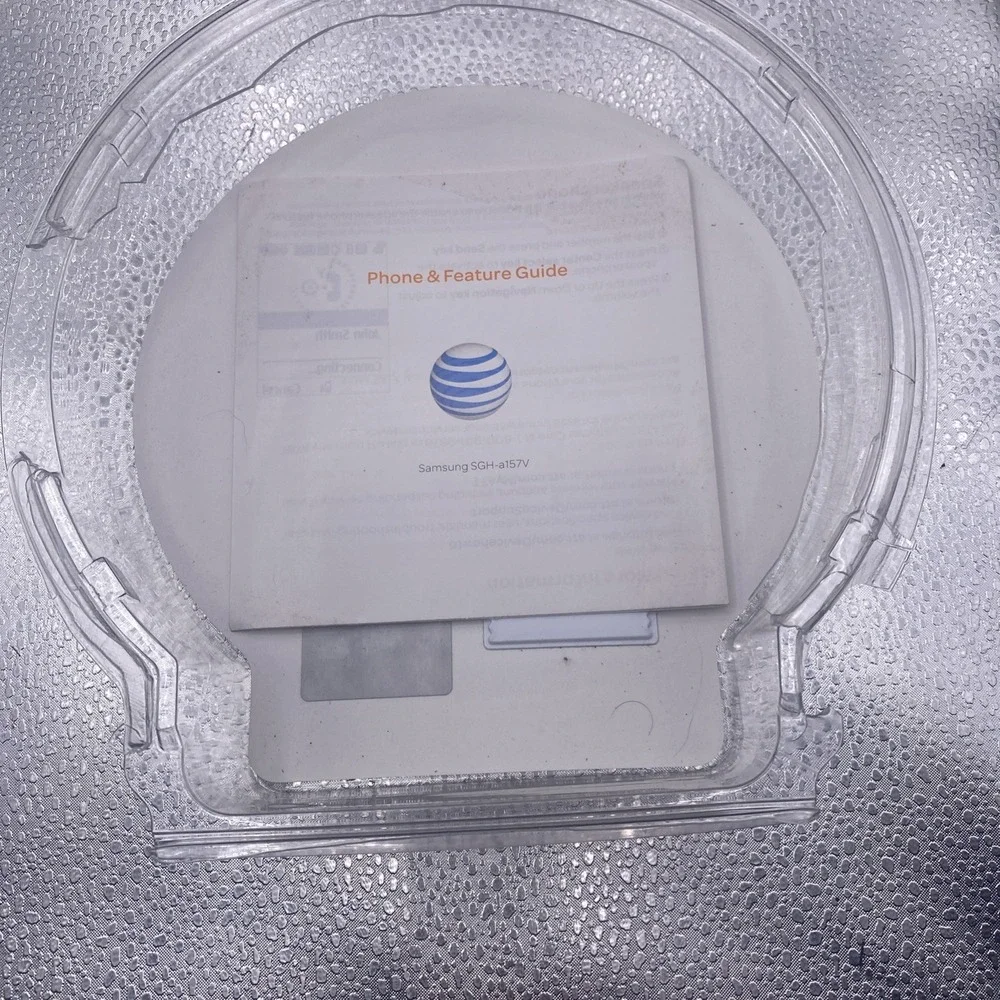 Samsung SGH-A157 / - Black ( AT&T ) Cellular Flip/ Sim Card/ Book